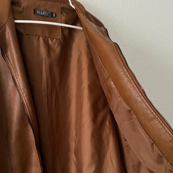 Sulfur Men’s Leather Jacket - Picture 2 of 3